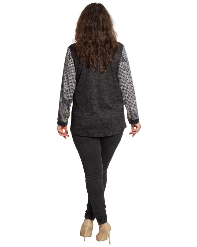 Стилна макси туника с брошка – За официални поводи