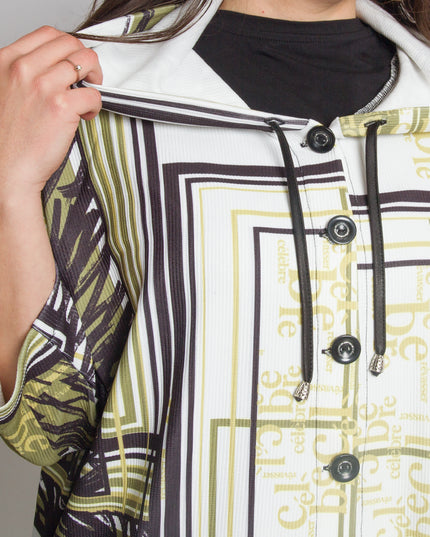 Жакет с качулка и джобчета - Еластичен и комфортен