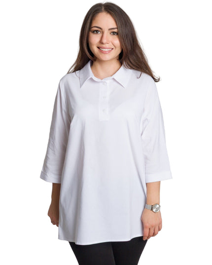 Официален макси комплект от риза и елек в сиво каре