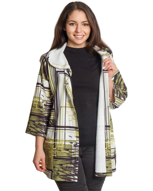 Жакет с качулка и джобчета - Еластичен и комфортен