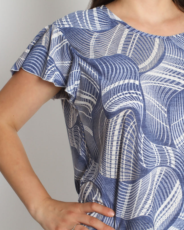 Дамски костюм от пола и блуза в големи размери - 2XL,3XL,4XL,5XL - Пролет - Лято - Maxi Market