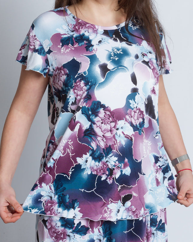 Дамски сет от блуза и пола в големи размери 2XL/5XL - Maxi Market