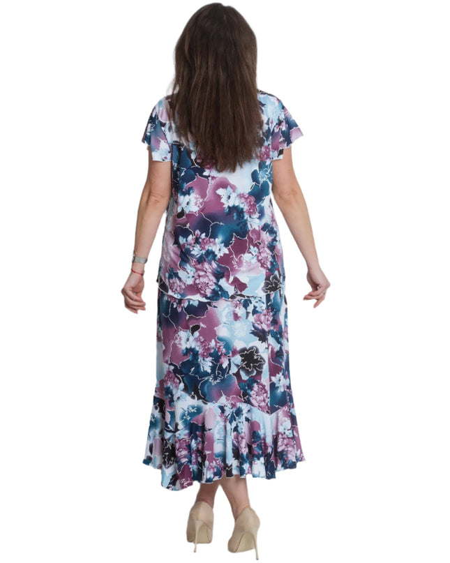 Дамски сет от блуза и пола в големи размери 2XL/5XL - Maxi Market