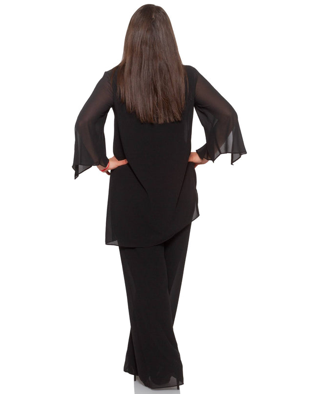 Елегантен макси комплект - Черен цвят - XL/2XL/3XL/4XL/5XL - Всички сезони - Maxi Market