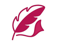 Икона качествени материи с перо символ на мекота лекота и комфорт през целия ден