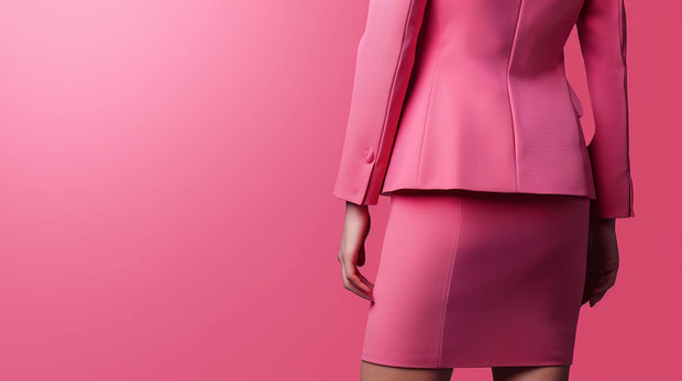 Изискана колекция от официални дамски костюми в големи размери, предлагаща елегантност и професионален вид, съчетаващи класически стил с модерни елементи, идеални за бизнес срещи и официални събития.