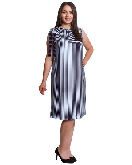 Плюс Размери Елегантна Рокля - Стилна - 2XL, 3XL - Пролет - Лято - Maxi Market