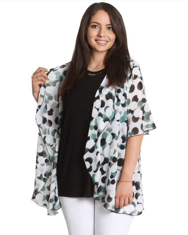 Стилен дамски сет от две части - 2XL,3XL,4XL,5XL - Пролет - Лято - Maxi Market